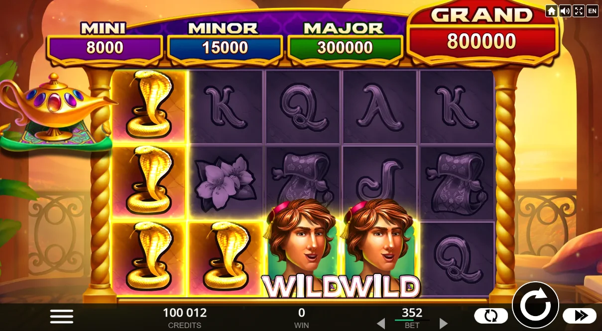 4 Secrets of Aladdin играть онлайн на реальные деньги