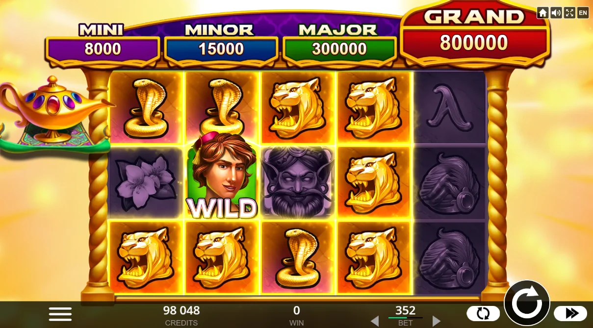 4 Secrets of Aladdin игровой автомат